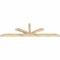 Ekena Millwork Richland Rough Sawn Timber Gable Bracket, Douglas Fir, 108"W x 31 1/2"H x 4"D x 4"F, 7/12 Pitch GBW108X31X0404RIC00RDF - alternate 4
